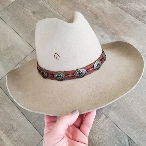 Charlie 1 Horse Accessories - Vintage Charlie 1 Horse Women's Felt Western Cowboy Hat